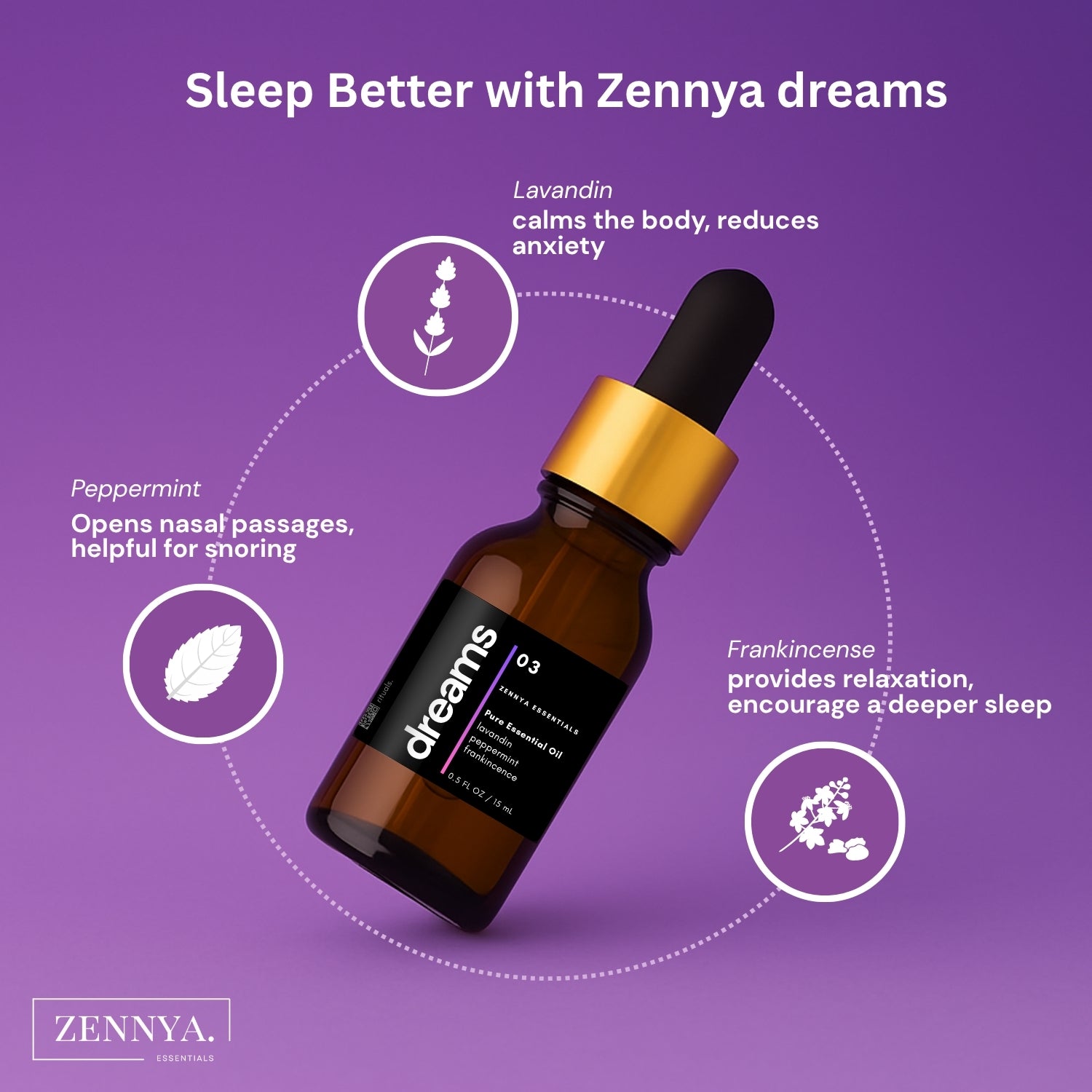 Dreams Zennya's Pure Blend Essential Oil
