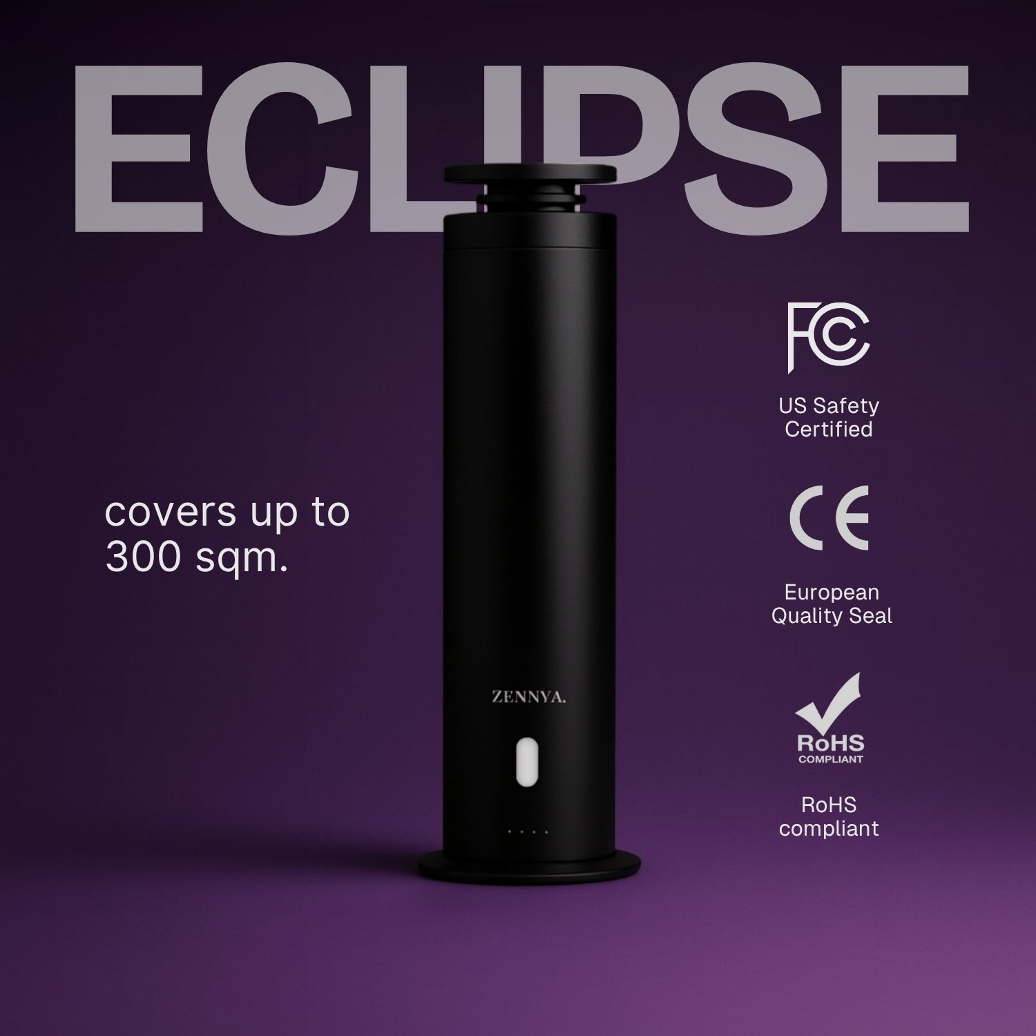 zennya® Eclipse 2.0 Diffuser & Essential Oils Set