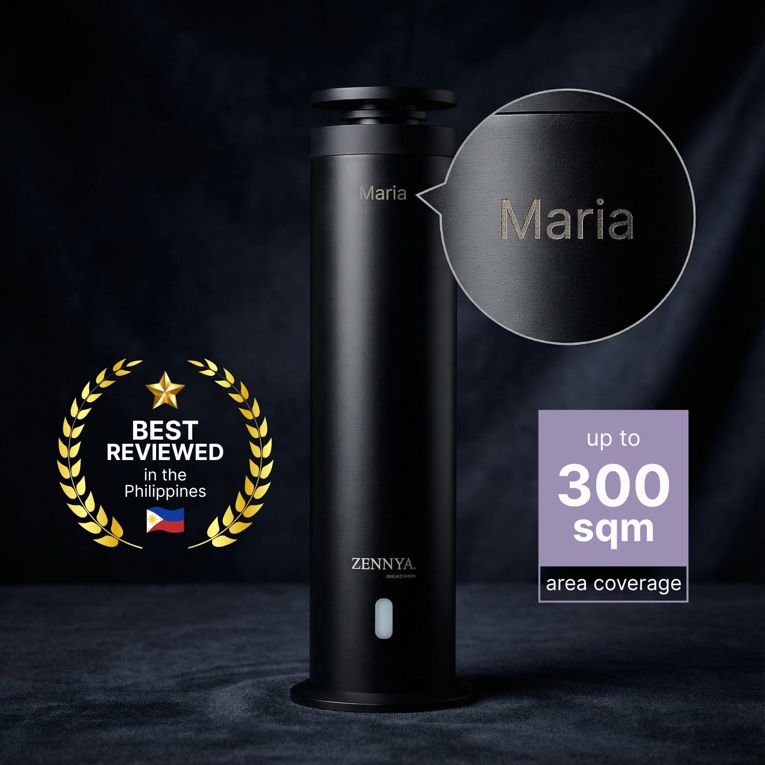 zennya® Eclipse 2.0 Diffuser with FREE Engraving Service