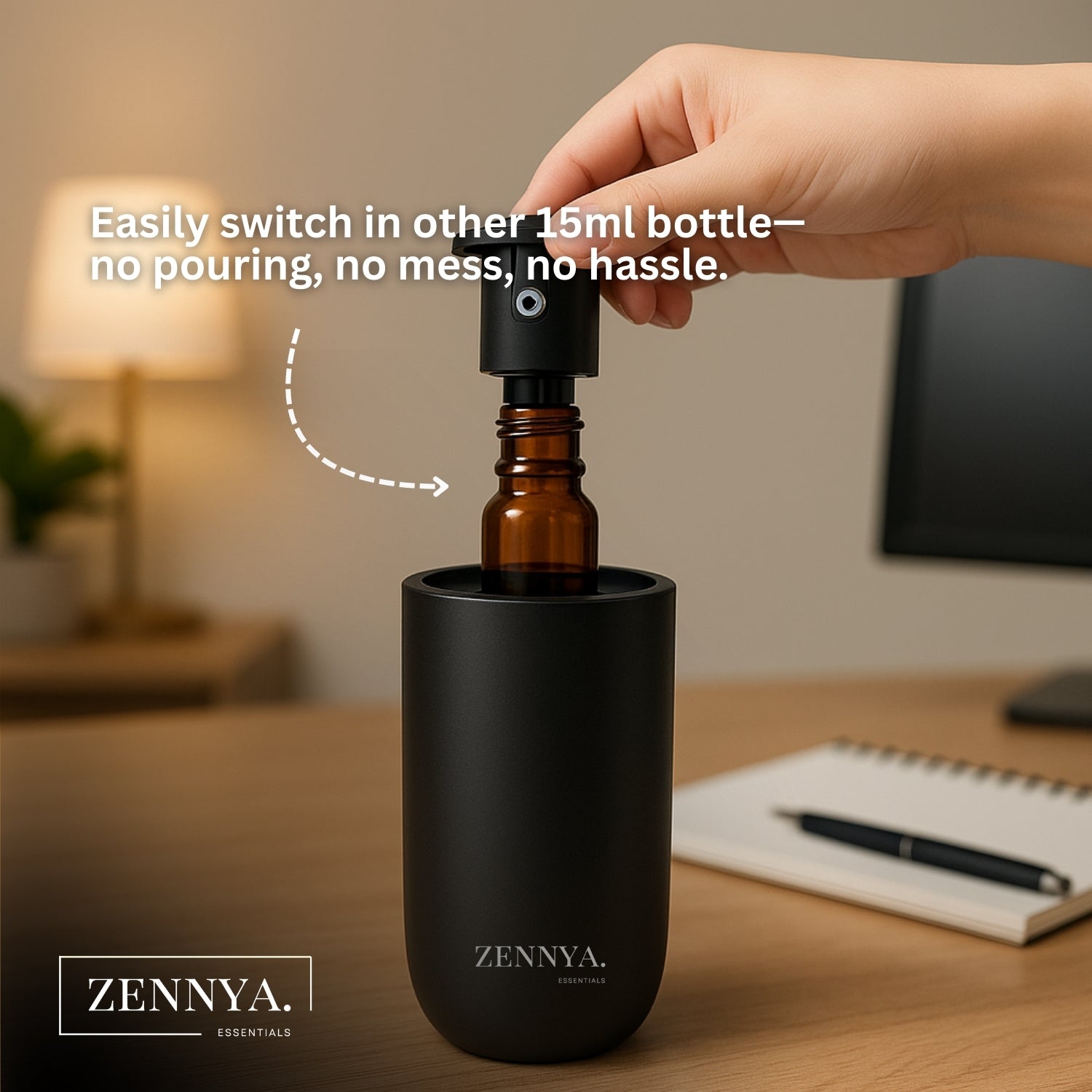 Zennya® Halo Diffuser & Essential Oils Set