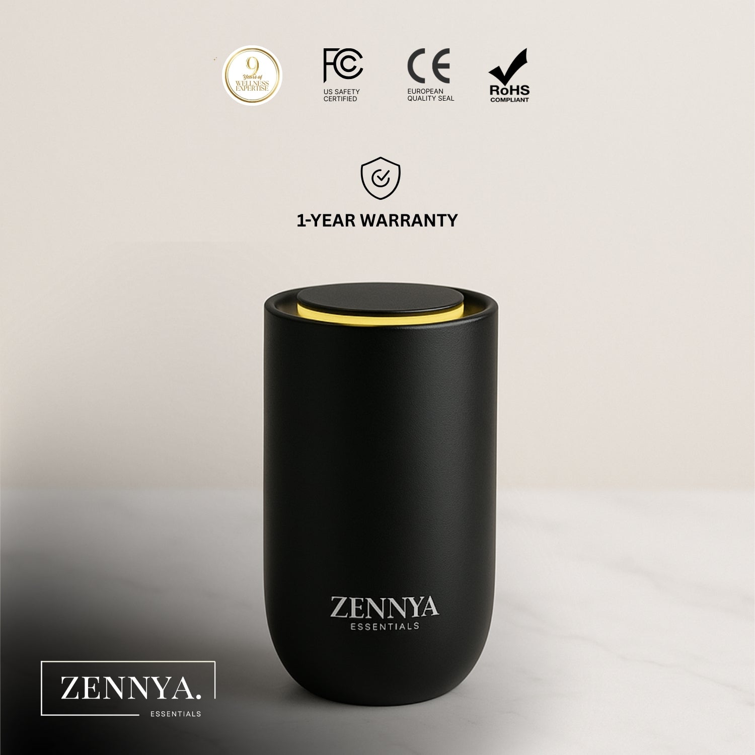 Zennya® Halo Diffuser & Essential Oils Set