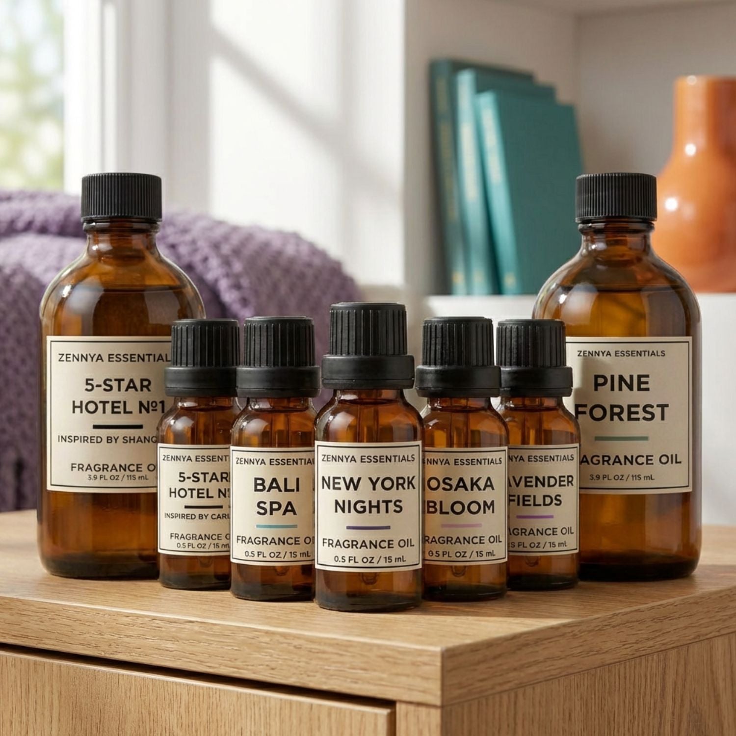 zennya Fragrances Complete Set | Free Halo Diffuser