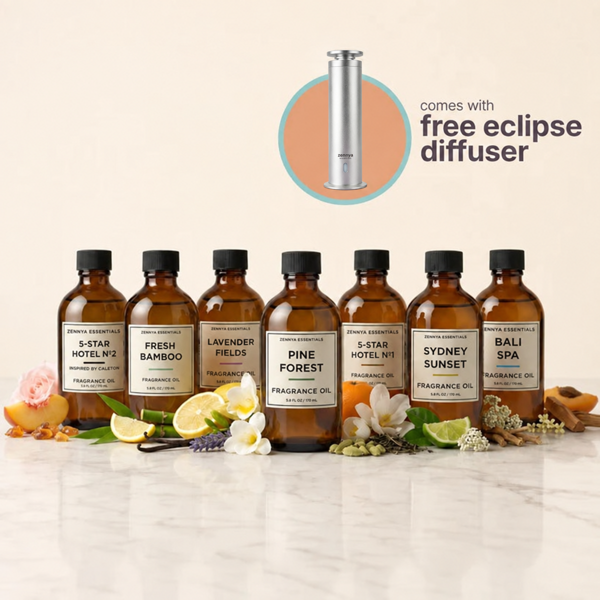 zennya® Fragrances Signature Collection | Free Eclipse 2.0 Diffuser