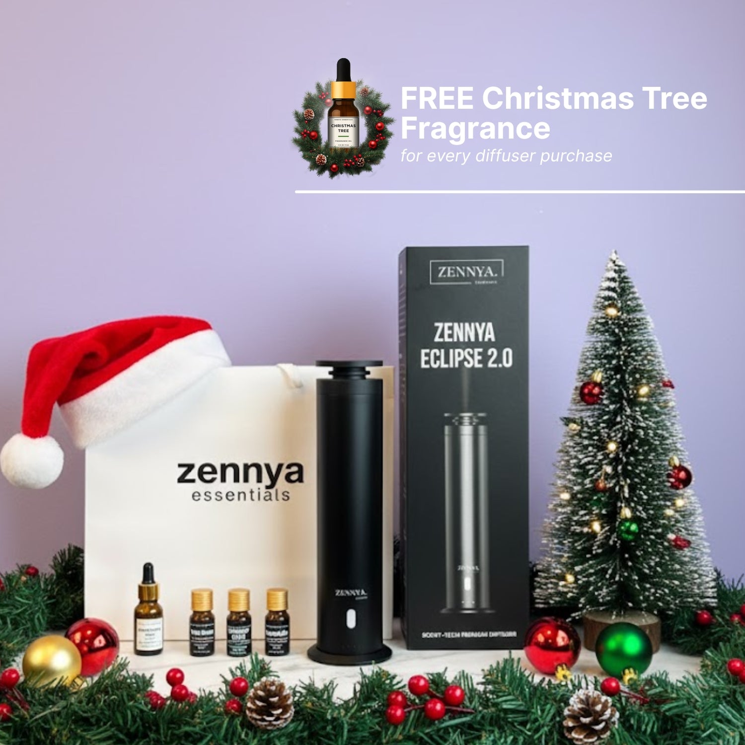 Zennya® Eclipse 2.0 Diffuser & Essential Oils Set