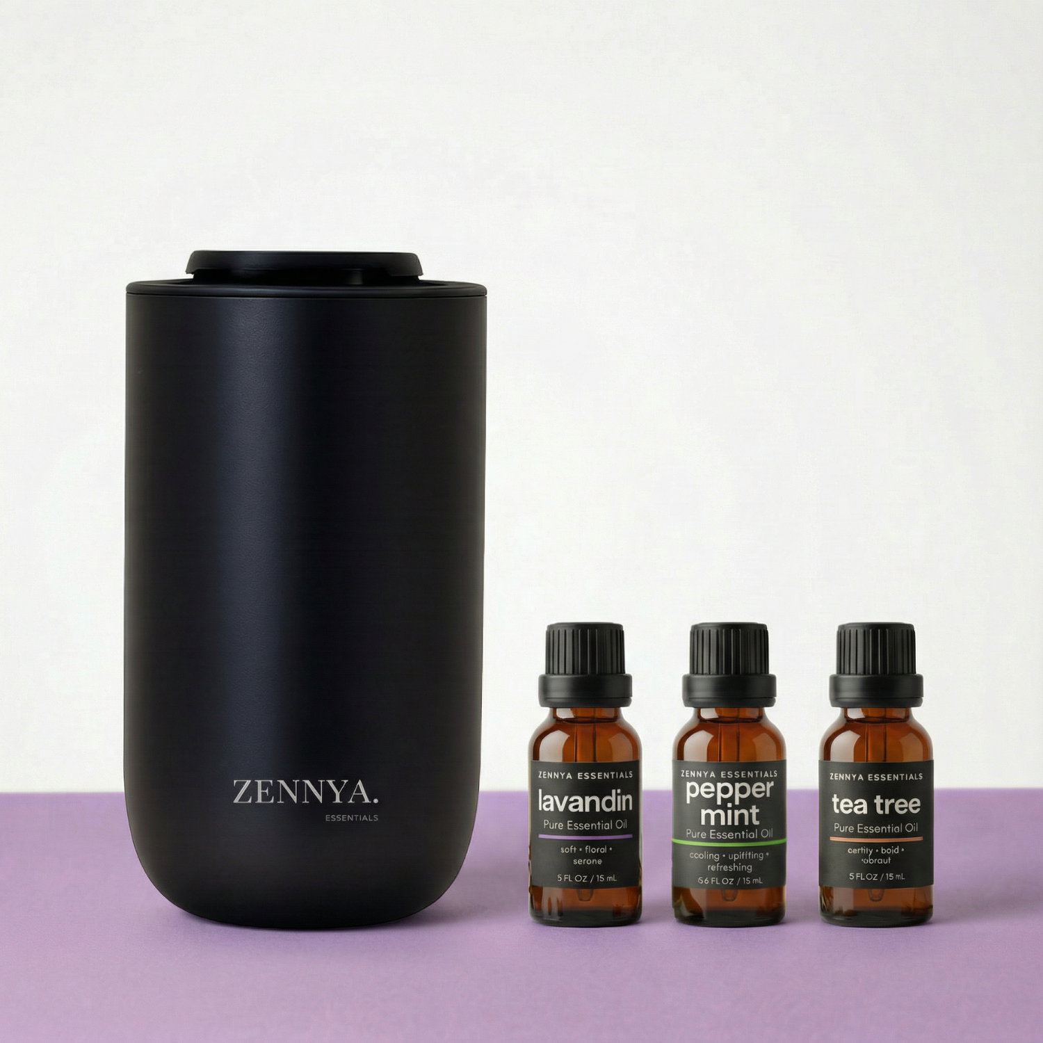 zennya® Halo Diffuser & Essential Oils Bundle