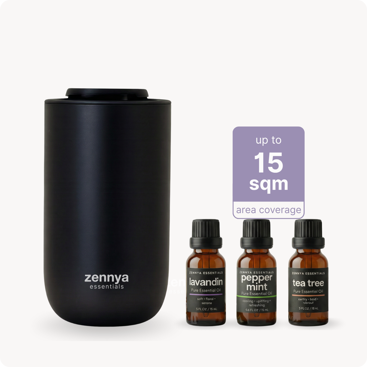 zennya® Halo Diffuser & Essential Oils Bundle